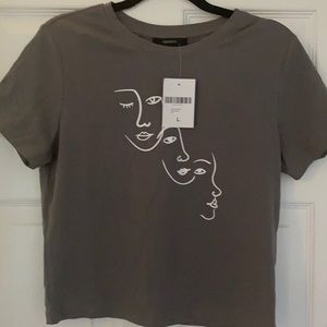 Forever 21 Cropped T-shirt